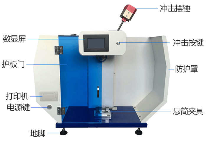 懸臂梁沖擊試驗機的使用說明